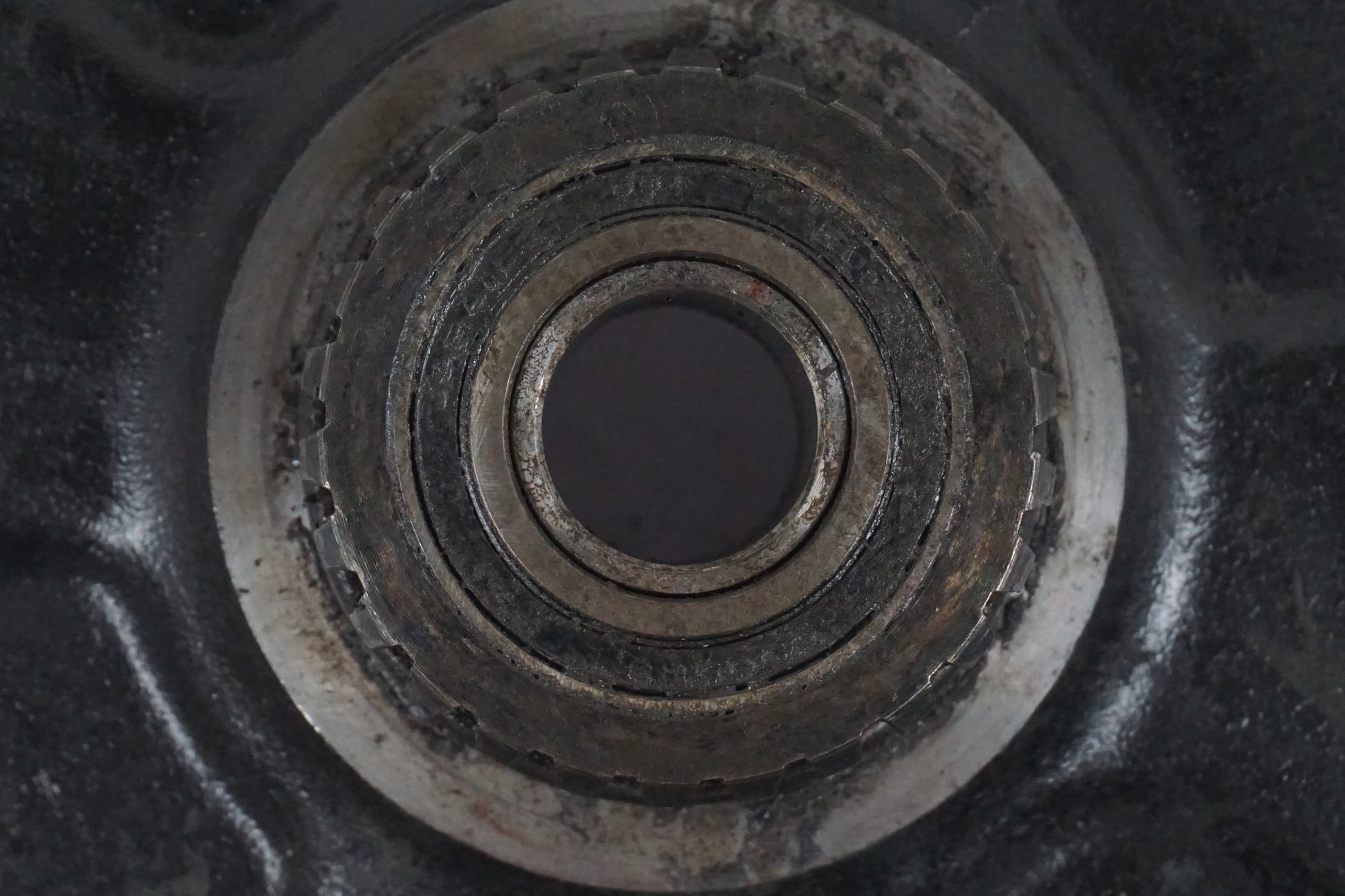 Höger sida på Drivfäste från en Honda CTX 1300 -2014 motorcykel.