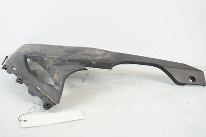 Snett uppifrån på Magkåpa från en Kawasaki ZX-10R -2008 motorcykel.