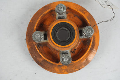 Baksidan på Drevfäste från en Honda CBR 125 R -2011 motorcykel.