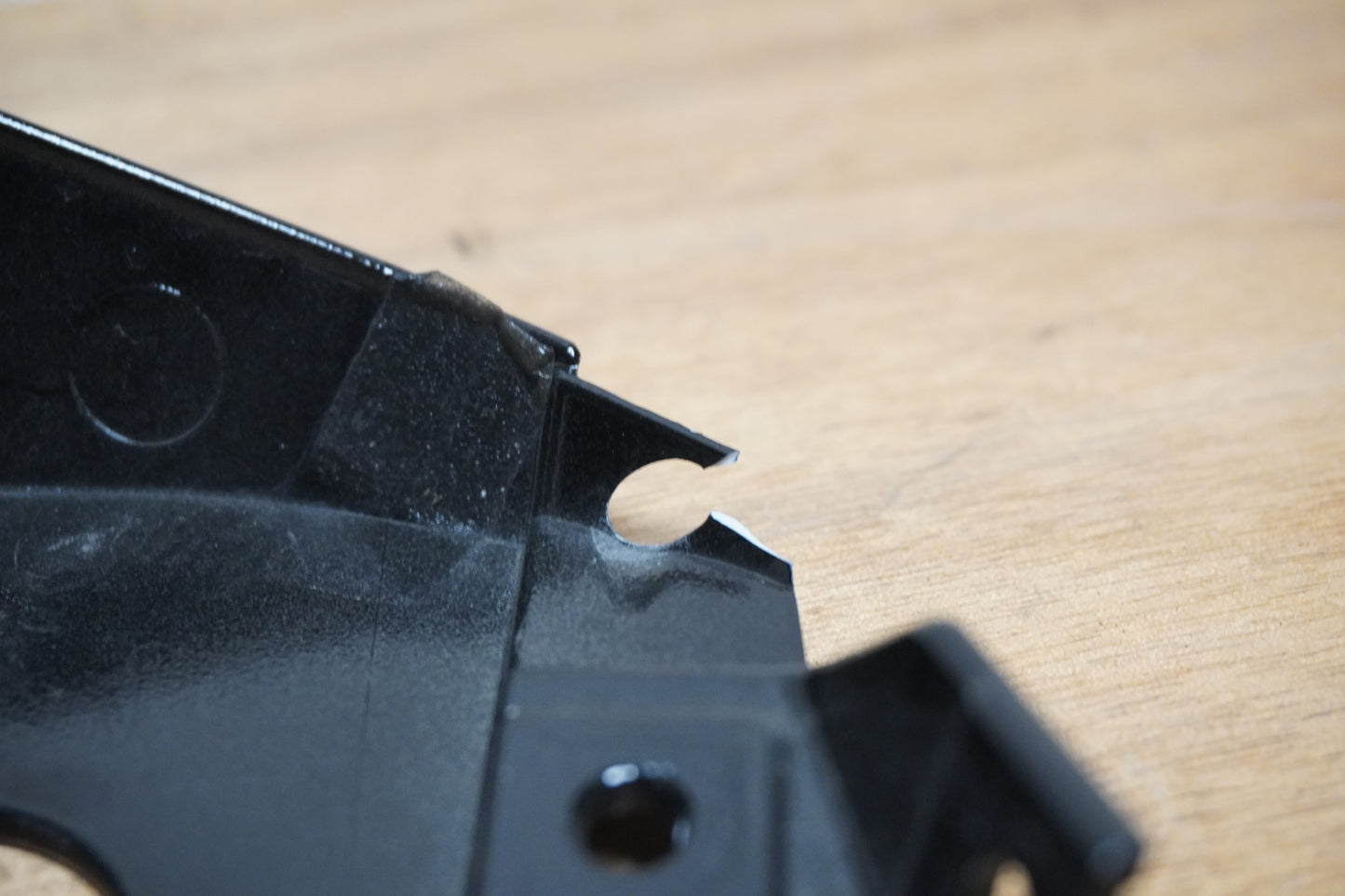 Snett uppifrån på Bakvinge från en Yamaha X-Max 250 -2012 scooter.