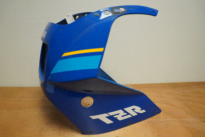 Snett uppifrån på Toppkåpa från en Yamaha TZR 125 -1989 motorcykel.