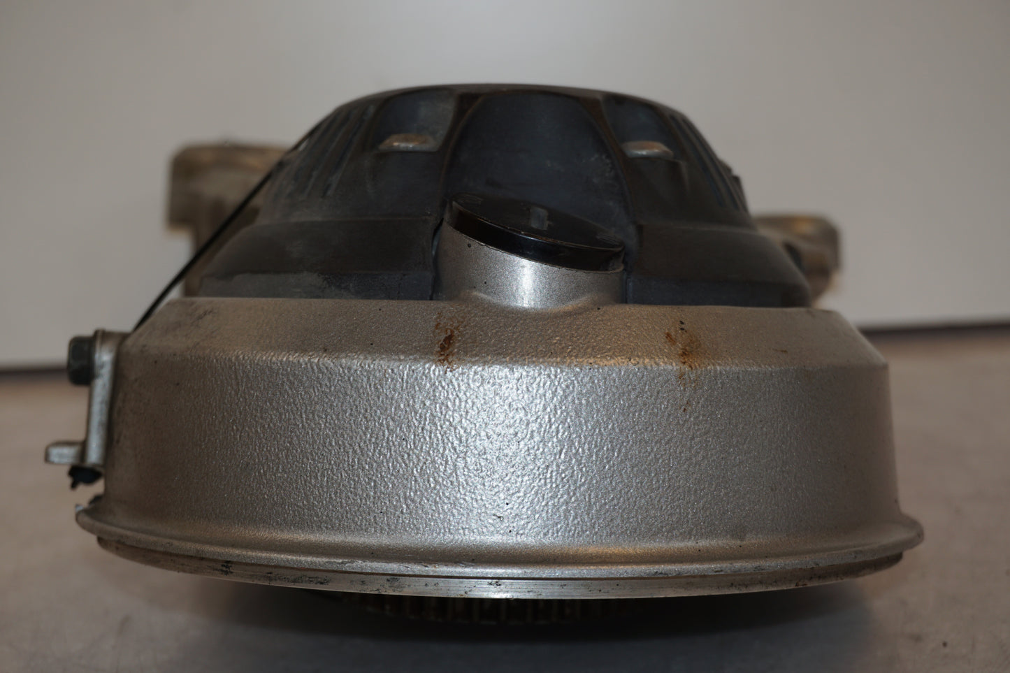 Snett uppifrån på Slutväxel från en Kawasaki GTR 1400 -2008 motorcykel.