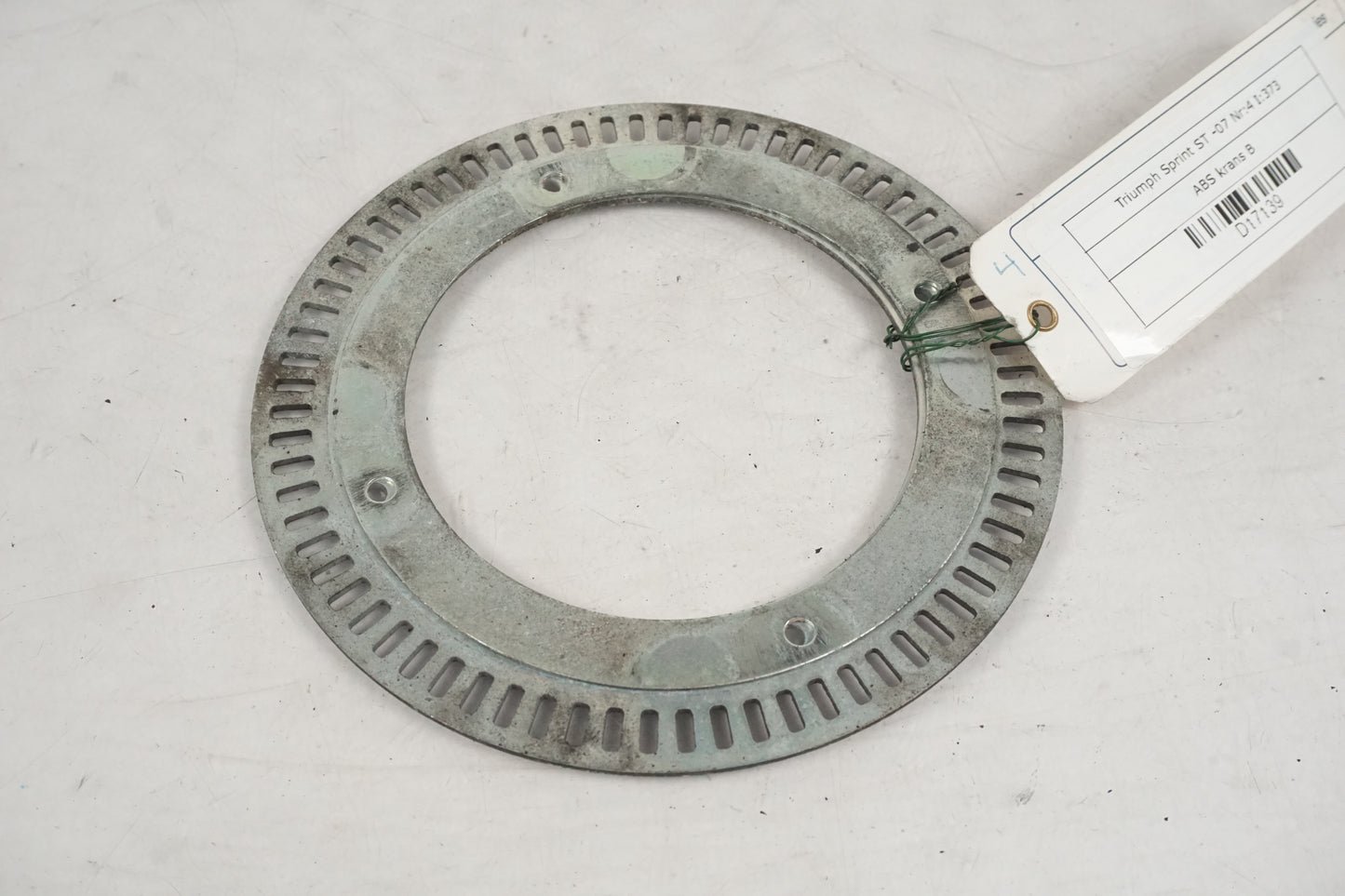 Framsidan på ABS krans från en Triumph Sprint ST -2007 motorcykel.