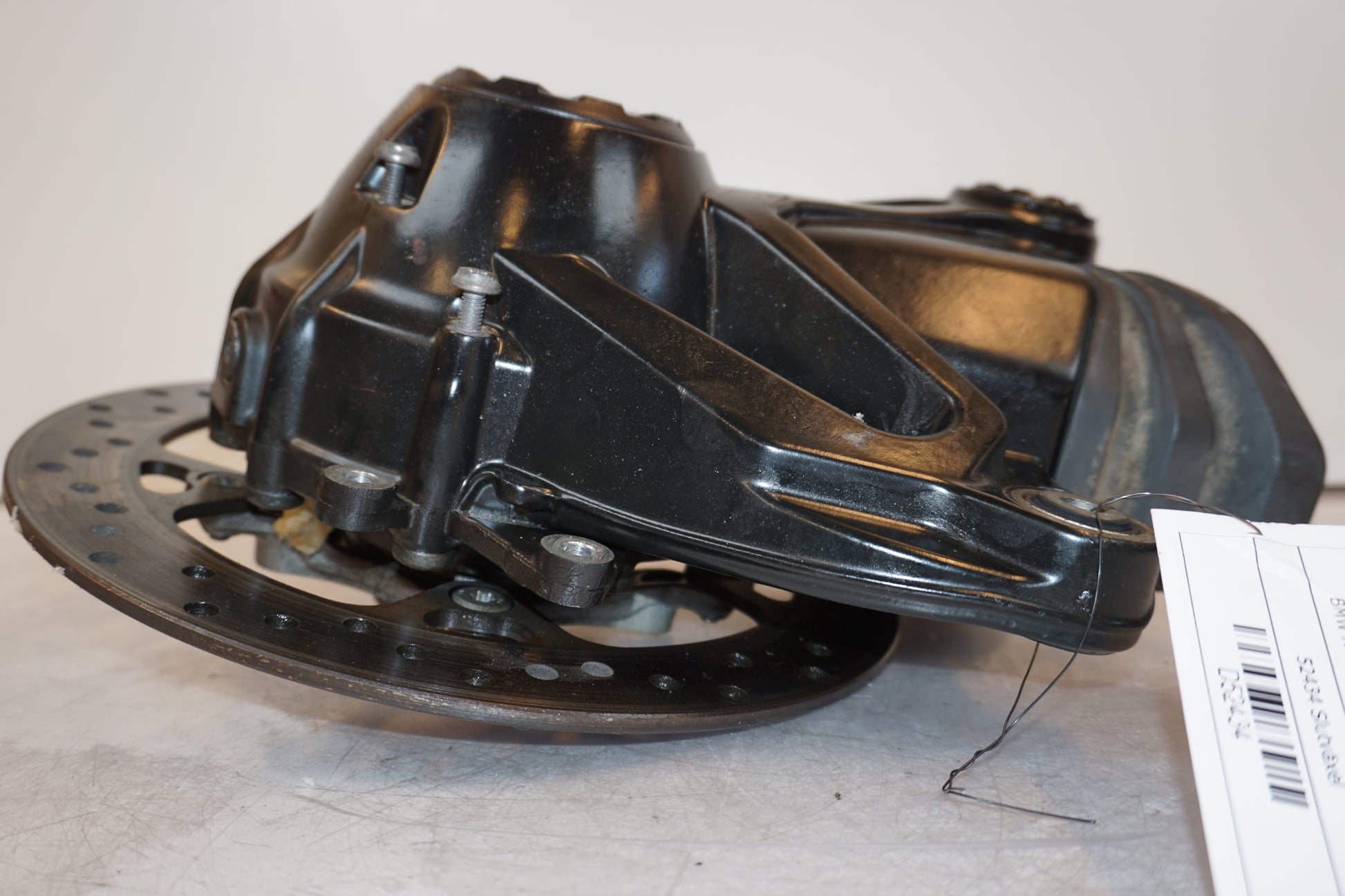 Baksidan på Slutväxel från en BMW R 1200 GSA -2014 motorcykel.