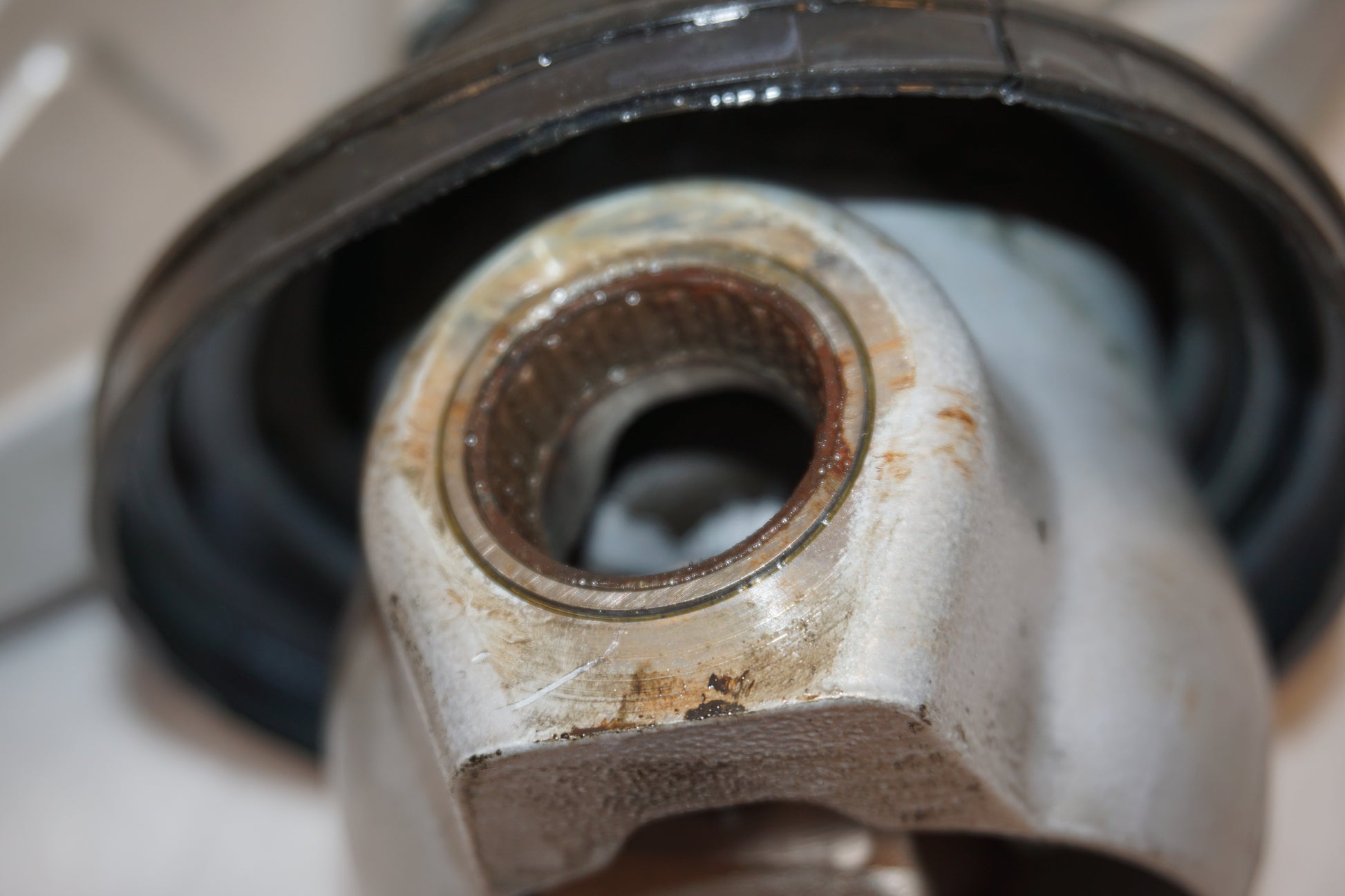 Vänster sida på Slutväxel från en BMW R 1100 R -1995 motorcykel.