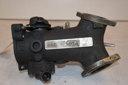 Snett nerifrån på Spjällhus från en H-D Dyna Street Bob FXDB/I -2007 motorcykel.