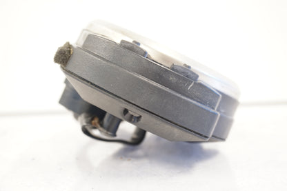 Snett uppifrån på Instrumentpanel från en Kawasaki Z 750 -2008 motorcykel.