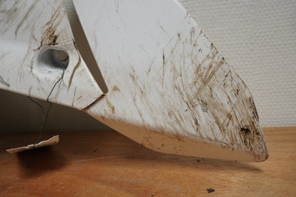 Snett uppifrån på Magkåpa från en Ducati 848 EVO -2012 motorcykel.