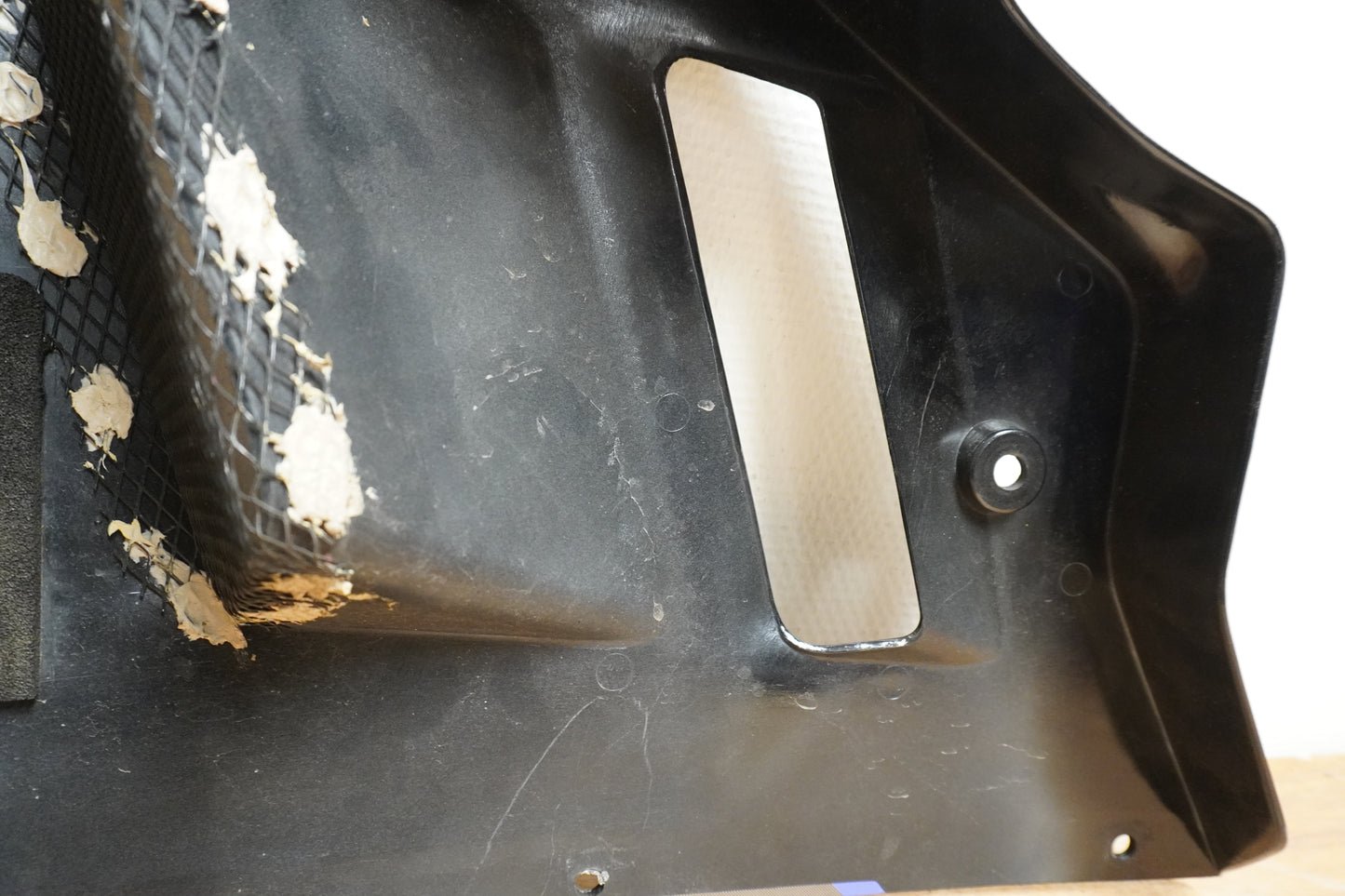 Snett uppifrån på Sidkåpa från en Suzuki GSX-R 1100 -1991 motorcykel.