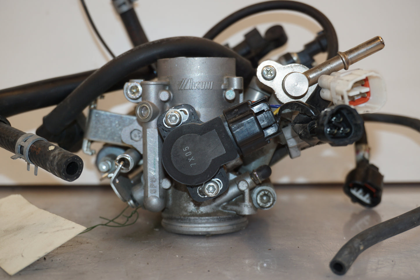 Extrabild2 på Spjällhus från en Yamaha TDM 900 -2008 motorcykel.