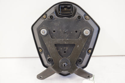 Snett nerifrån på Instrumentpanel från en Suzuki LS 650 -1996 motorcykel.