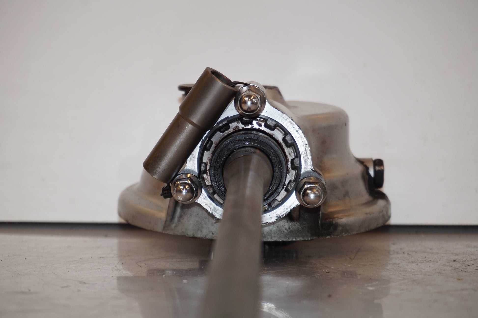 Höger sida på Slutväxel från en Suzuki VL 800 -2001 motorcykel.