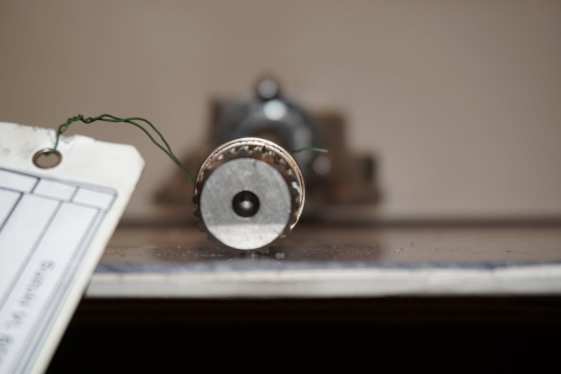 Baksidan på Slutväxel från en Suzuki VL 800 -2003 motorcykel.