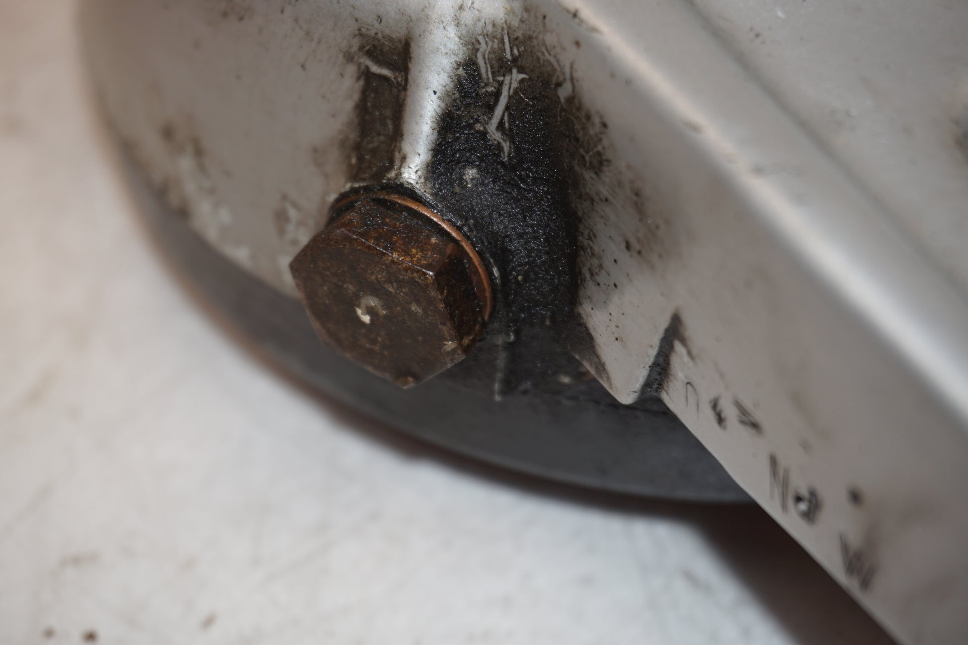 Höger sida på Slutväxel från en BMW K 1200 RS -2003 motorcykel.