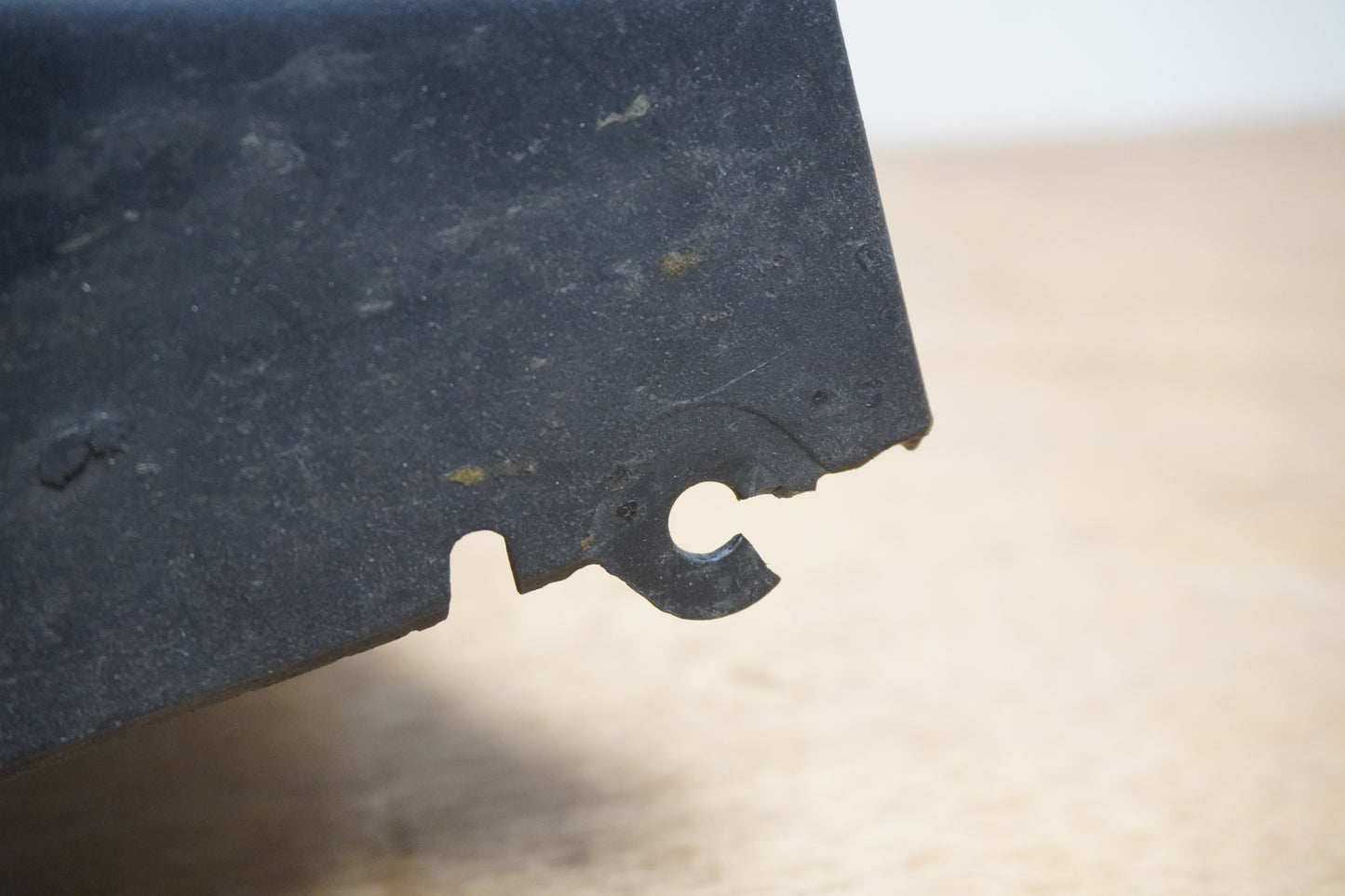 Snett uppifrån på Magkåpa från en Yamaha YZF-R 125 -2009 motorcykel.