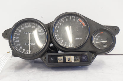 Framsidan på Instrumentpanel från en Yamaha YZF 750 R -1993 motorcykel.