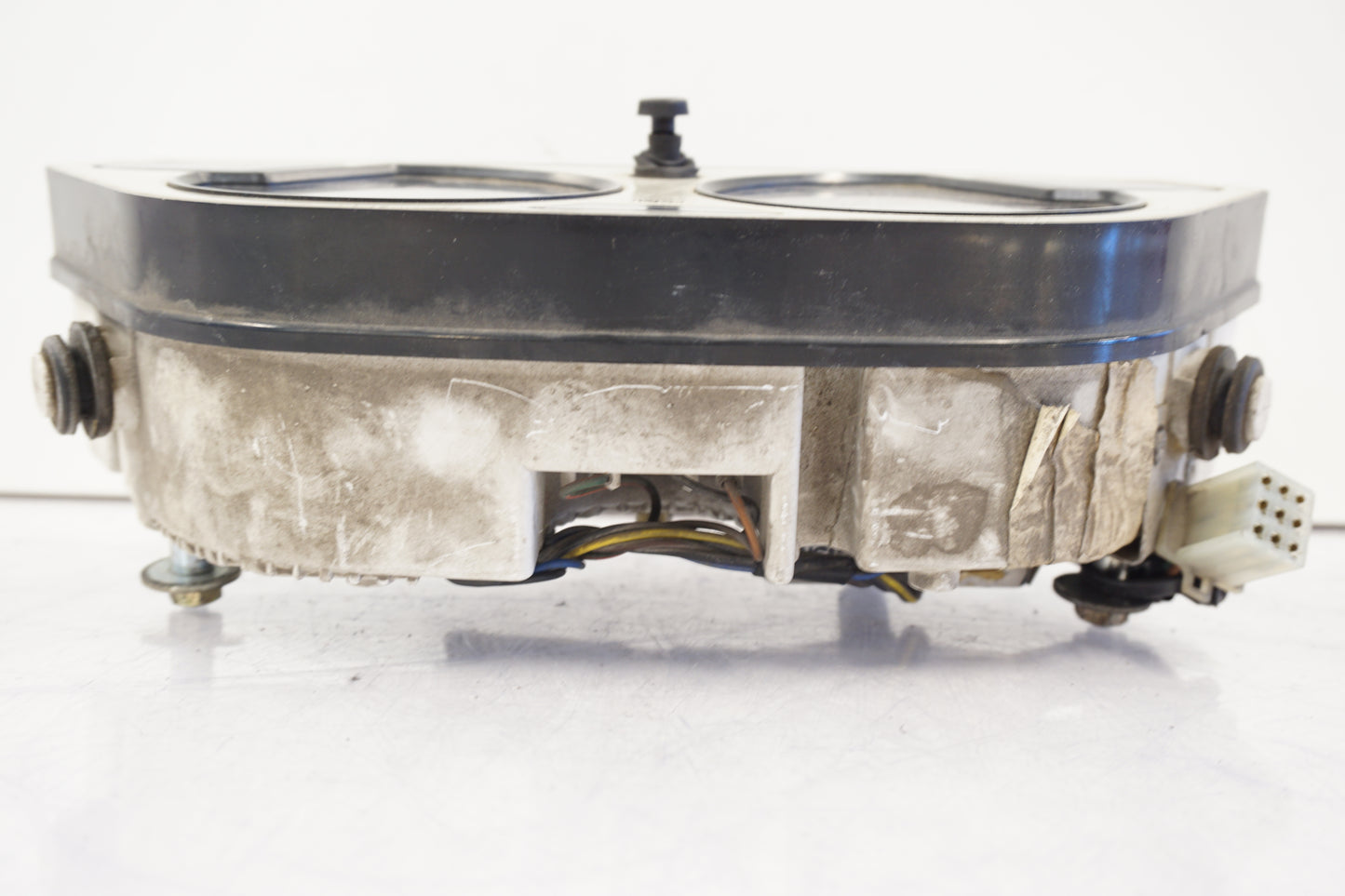 Vänster sida på Instrumentpanel från en Yamaha XTZ 750 -1989 motorcykel.