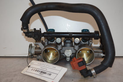 Framsidan på Spjällhus från en Yamaha MT-07 -2014 motorcykel.