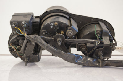 Snett nerifrån på Instrumentpanel från en Yamaha FZ 750 -1986 motorcykel.