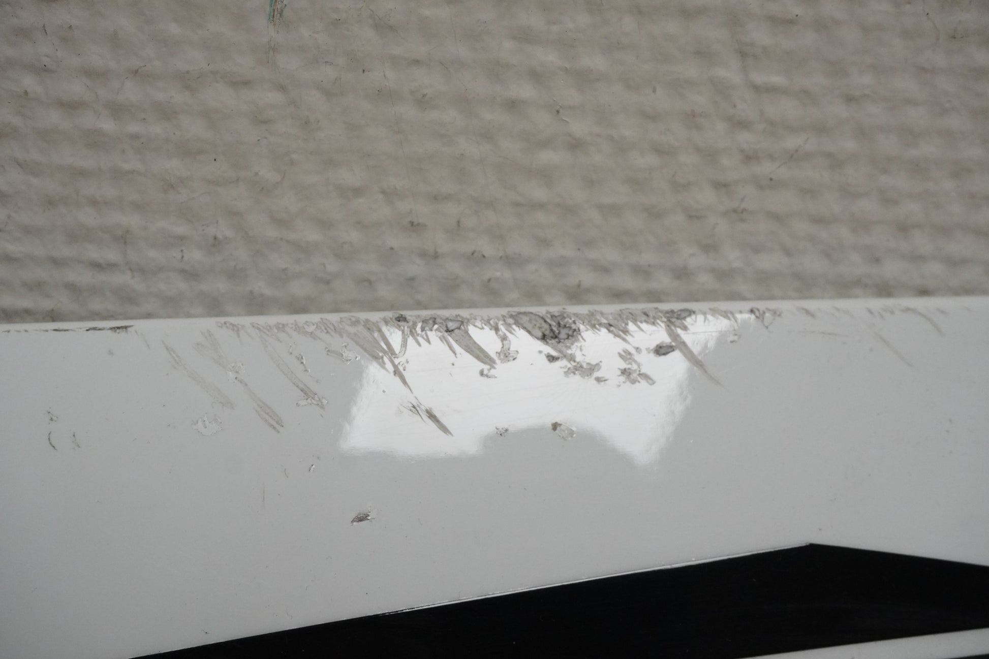 Snett uppifrån på Sidkåpa från en Yamaha YZF R6 -2006 motorcykel.