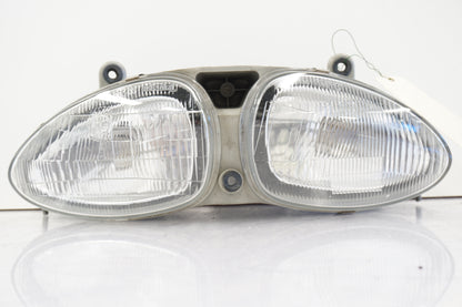 Framsidan på Strålkastare från en Triumph Daytona T 595 -1998 motorcykel.