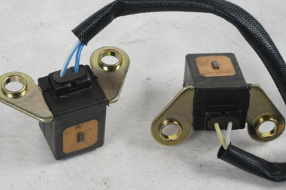 Snett nerifrån på Tändpickup från en Honda VT 600 C -1999 motorcykel.