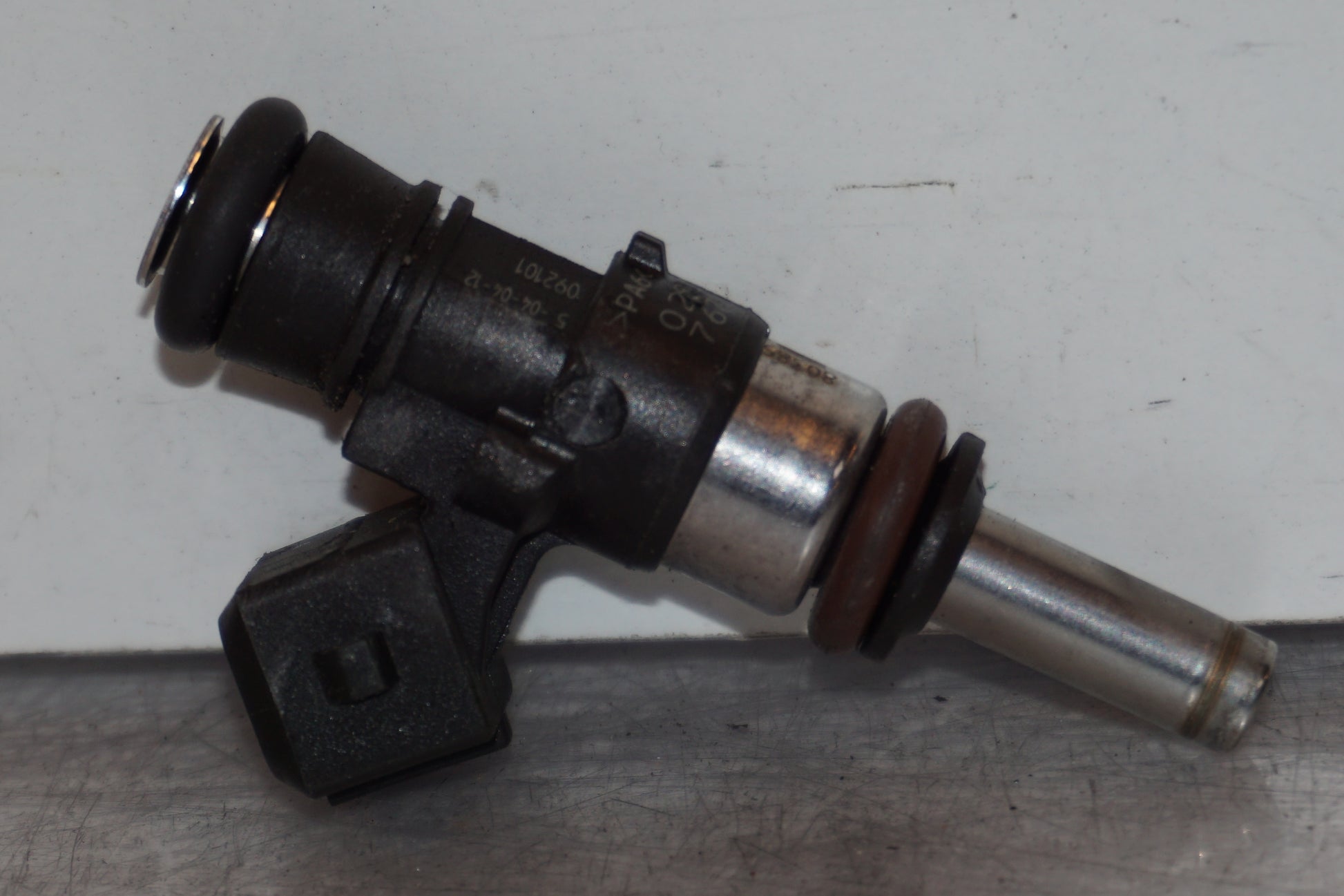 Snett nerifrån på Spridare från en BMW R 1200 GSA -2012 motorcykel.