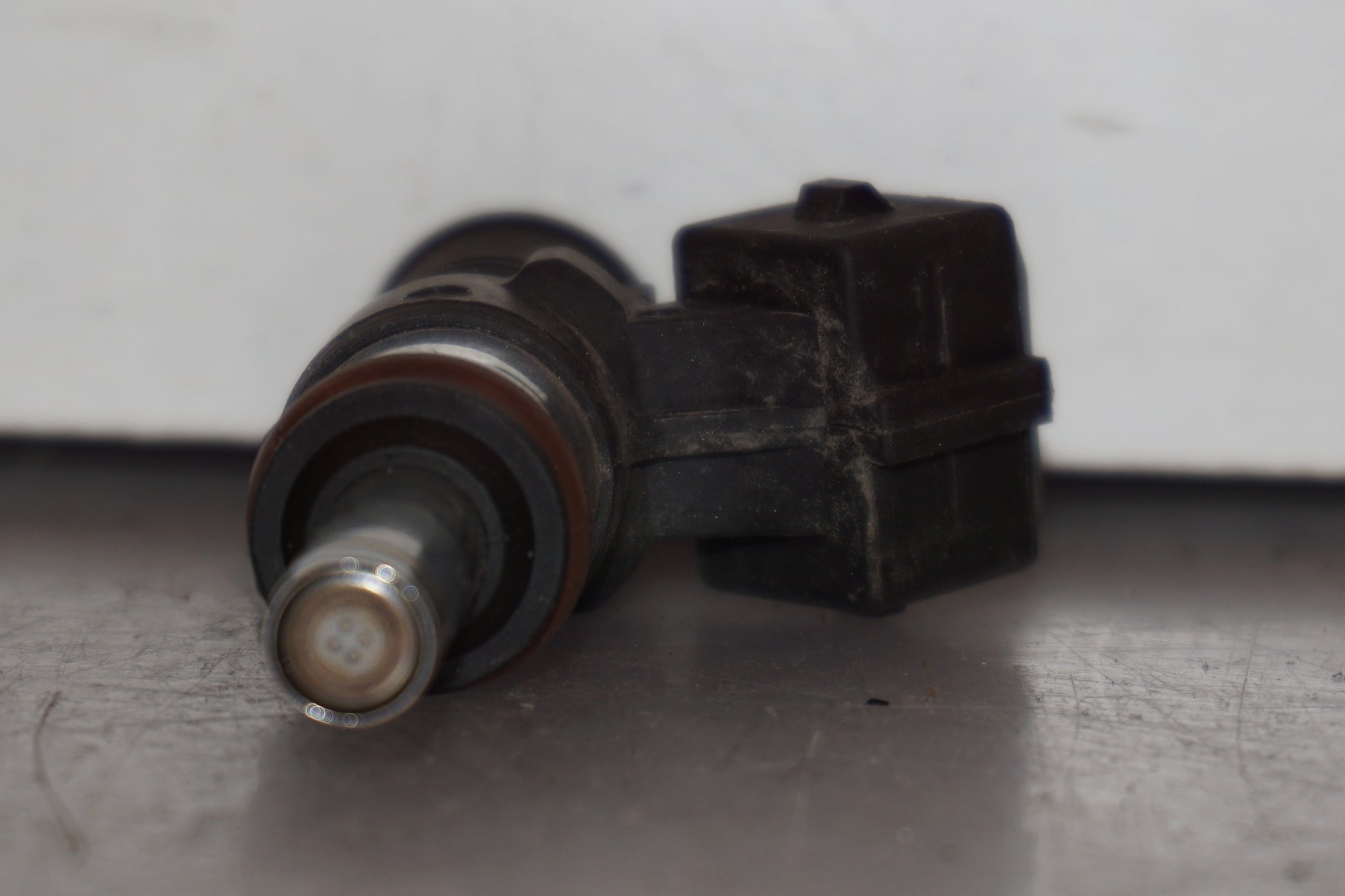 Baksidan på Spridare från en BMW R 1200 RT -2013 motorcykel.