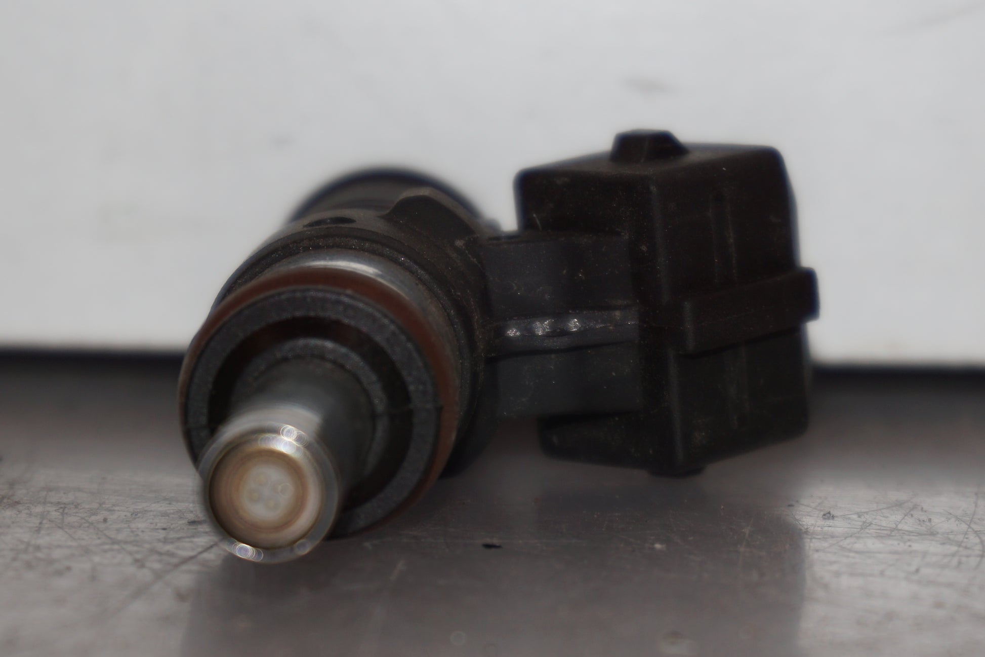 Baksidan på Spridare från en BMW R 1200 RT -2013 motorcykel.