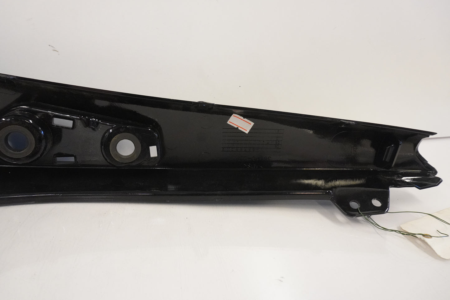 Snett uppifrån på Bakvinge från en Kawasaki ER-6F -2006 motorcykel.