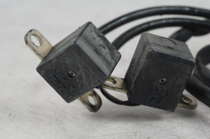 Snett uppifrån på Tändpickup från en Kawasaki VN 750 -1994 motorcykel.