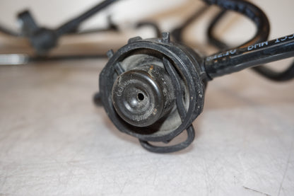 Snett uppifrån på Bensinledning från en BMW R 1200 RT -2011 motorcykel.