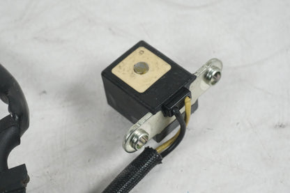 Snett uppifrån på Tändpickup från en Kawasaki VN 900 -2008 motorcykel.