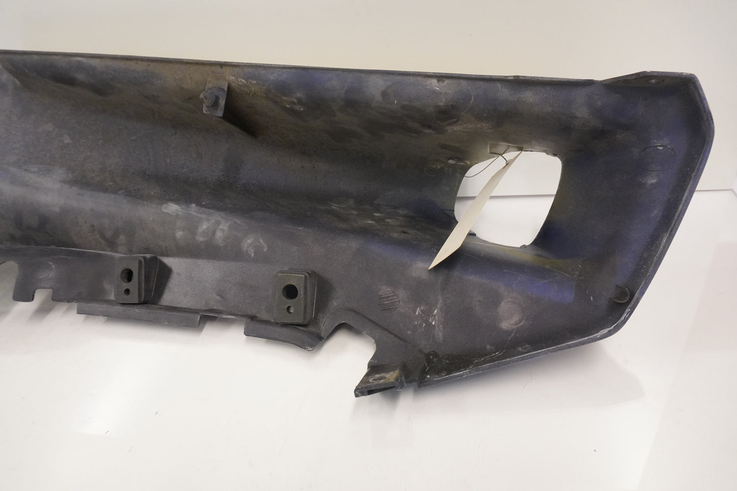 Snett uppifrån på Bakvinge från en Kawasaki ZZR 1100 -1991 motorcykel.