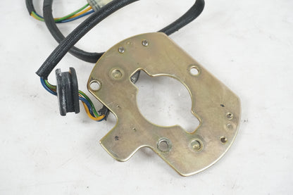 Snett uppifrån på Tändpickup från en Suzuki GSX 1400 -2003 motorcykel.