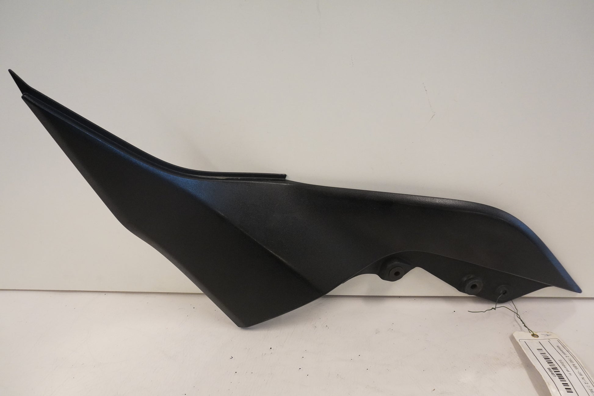 Framsidan på Sidopanel från en Kawasaki Z 750 -2008 motorcykel.