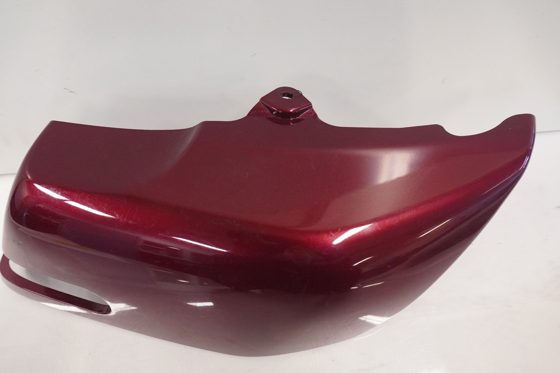 Baksidan på Sidopanel från en Kawasaki VN 1700 Classic Tourer -2009 motorcykel.