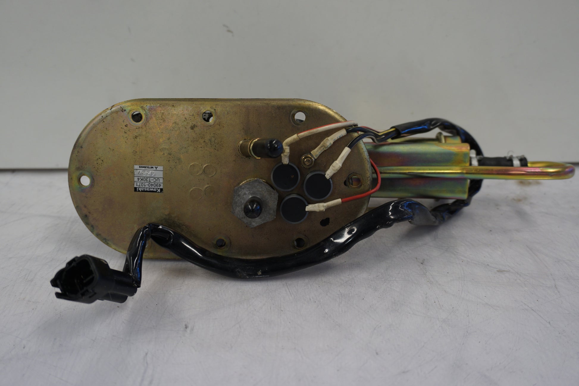 Baksidan på Bensinpump insprut från en Kawasaki VN 1500 Classic Tourer -2003 motorcykel.