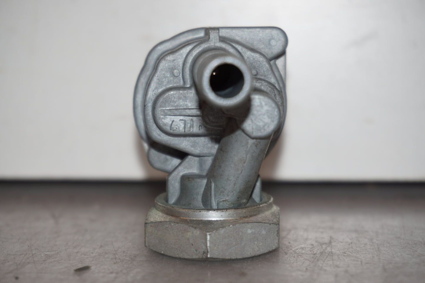 Snett uppifrån på Bensinkran från en Honda XL 1000 V -2008 motorcykel.