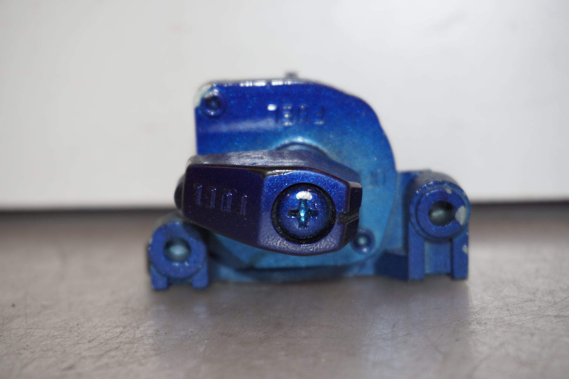 Snett uppifrån på Bensinkran från en Honda VFR 750 -1995 motorcykel.