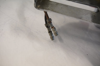 Snett nerifrån på Skyltbelysning från en Suzuki VS 1400 -1997 motorcykel.