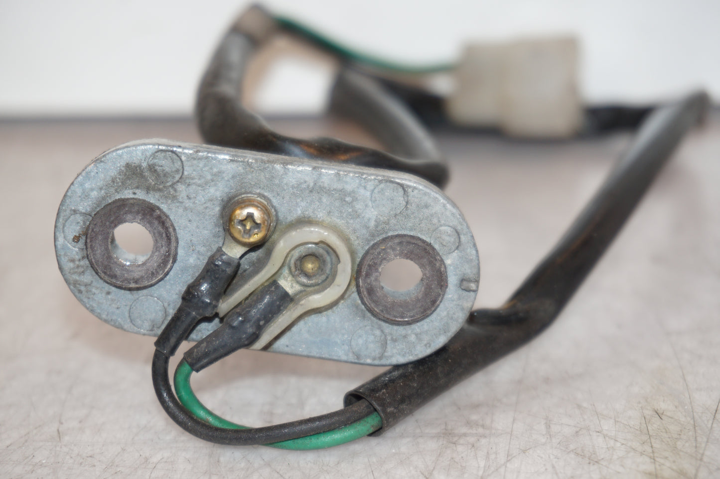 Snett uppifrån på Bensintankgivare från en Yamaha XV 750 -1993 motorcykel.