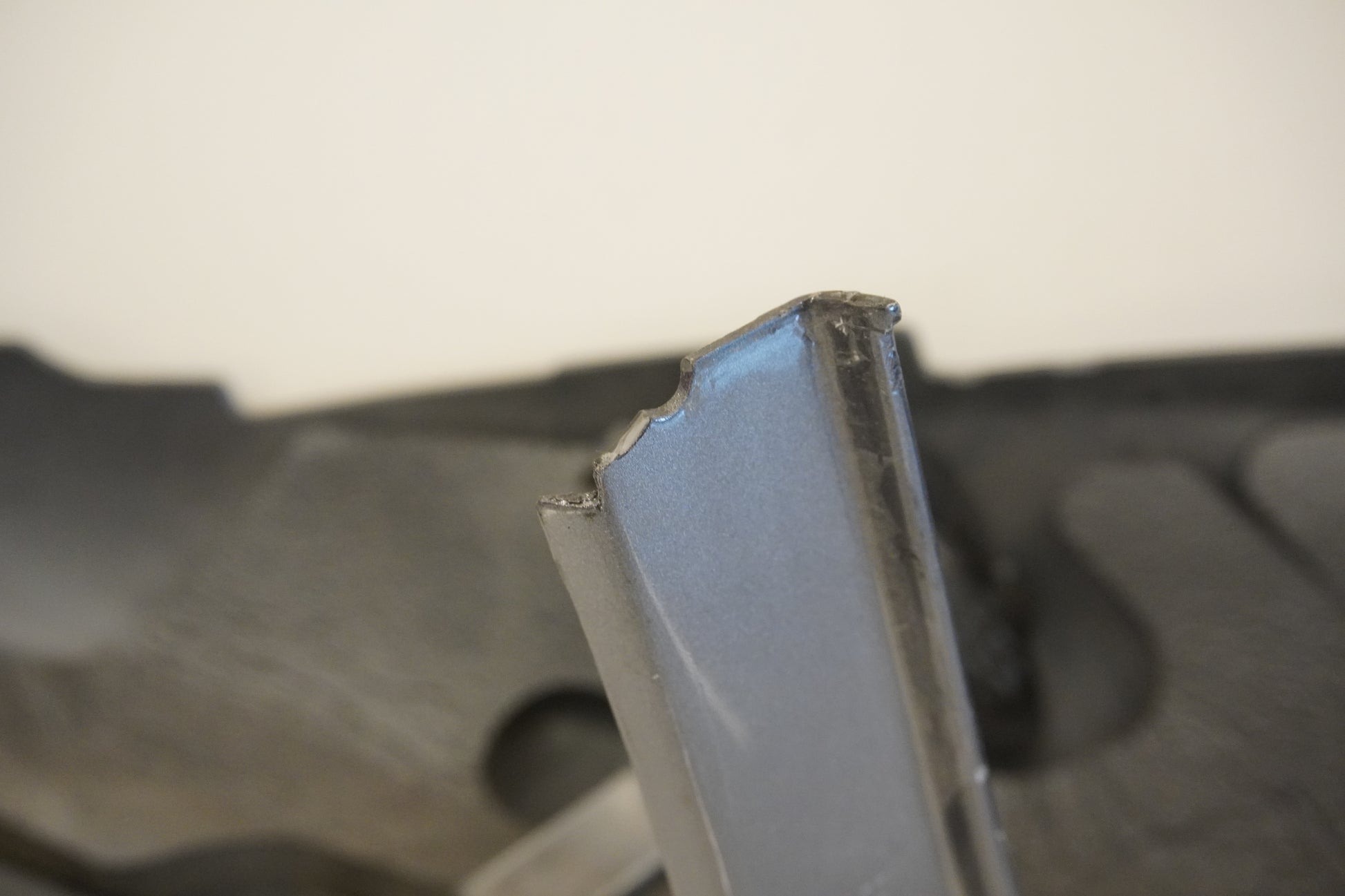 Snett uppifrån på Bakvinge från en Kawasaki ZX-9R -1996 motorcykel.