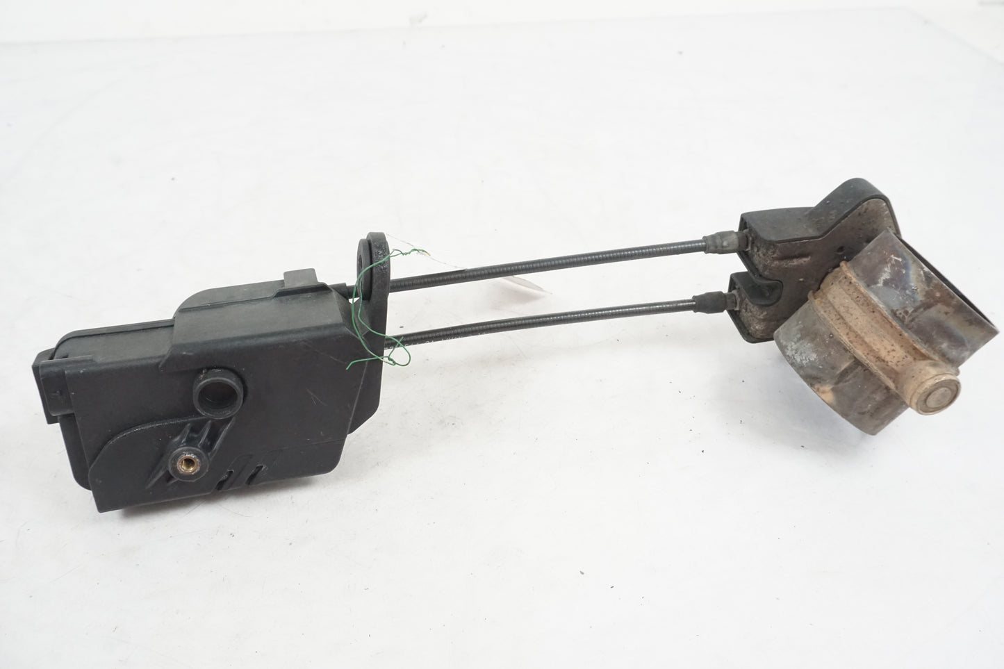 Snett uppifrån på Avgasspjällmotor från en BMW R 1200 GSA -2012 motorcykel.