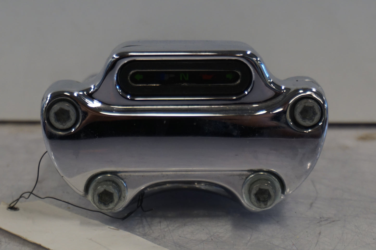 Snett uppifrån på Styrfäste från en H-D Sportster 1200 XL1200C -1999 motorcykel.