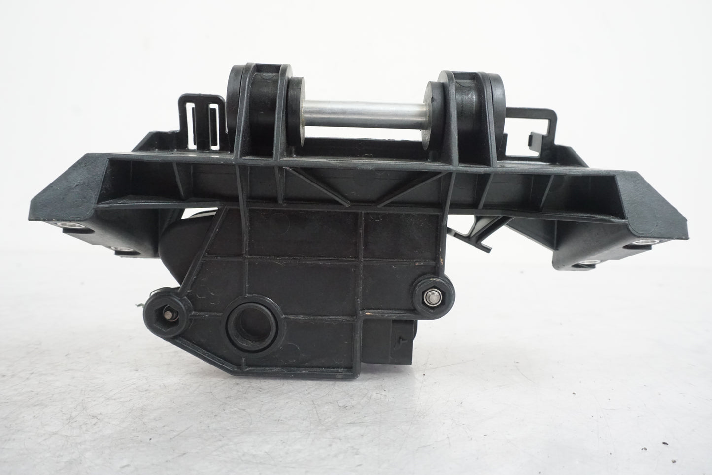 Snett uppifrån på Avgasspjällmotor från en BMW S 1000 RR -2013 motorcykel.