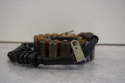 Snett uppifrån på Generator från en H-D V-Rod 1130 -2006 motorcykel.