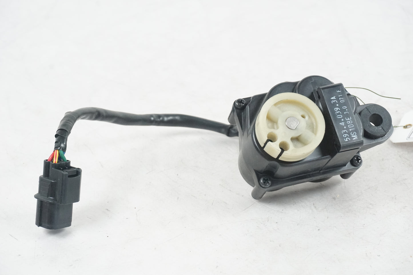 Framsidan på Avgasspjällmotor från en Ducati 1199 Panigale -2012 motorcykel.