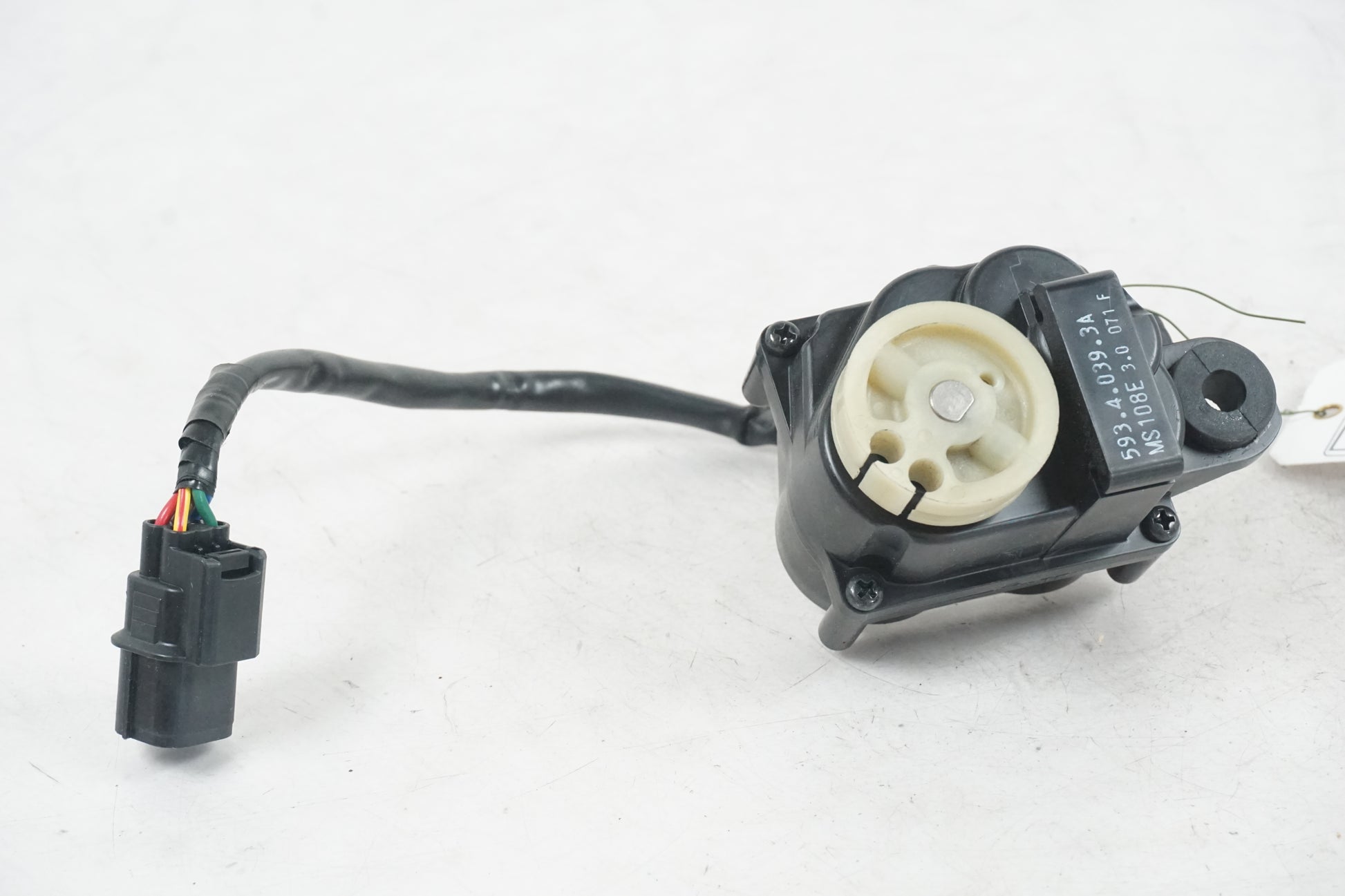 Framsidan på Avgasspjällmotor från en Ducati 1199 Panigale -2012 motorcykel.