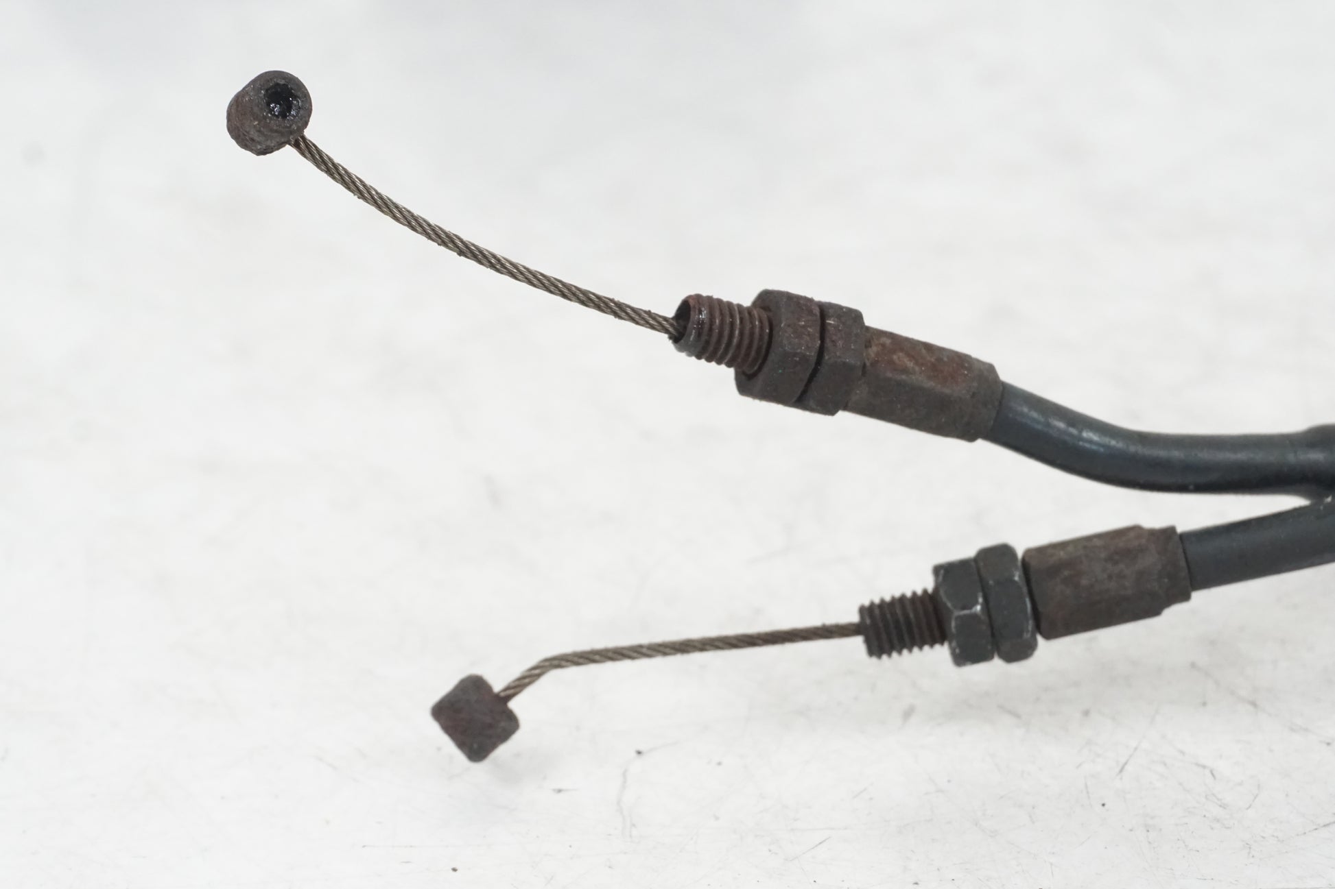 Baksidan på Avgasspjällmotor från en Triumph Daytona 675 -2007 motorcykel.